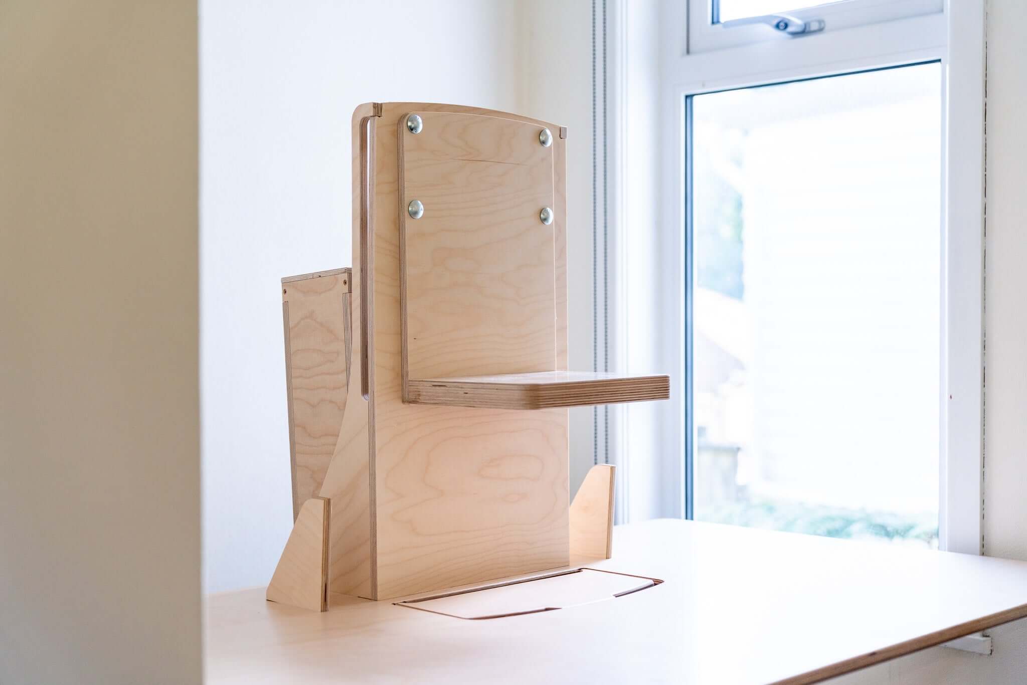 Limber Shelf, monitor stand, monitor shelf, iMac Shelf, Limber standing desk