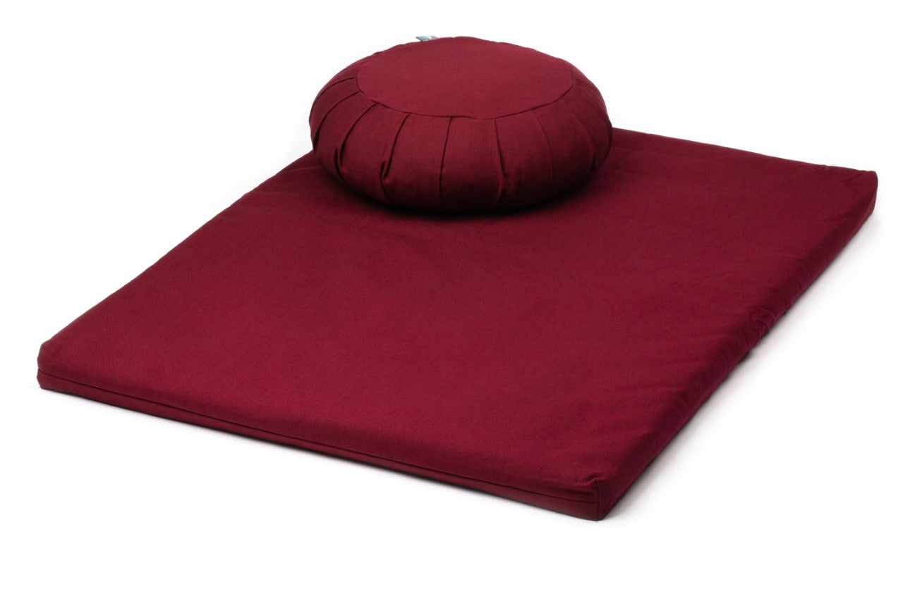 Floor Sitting Cushion, Meditation Cushion, Zafu Cushion, Limber Floor Cushion, Limber, Red